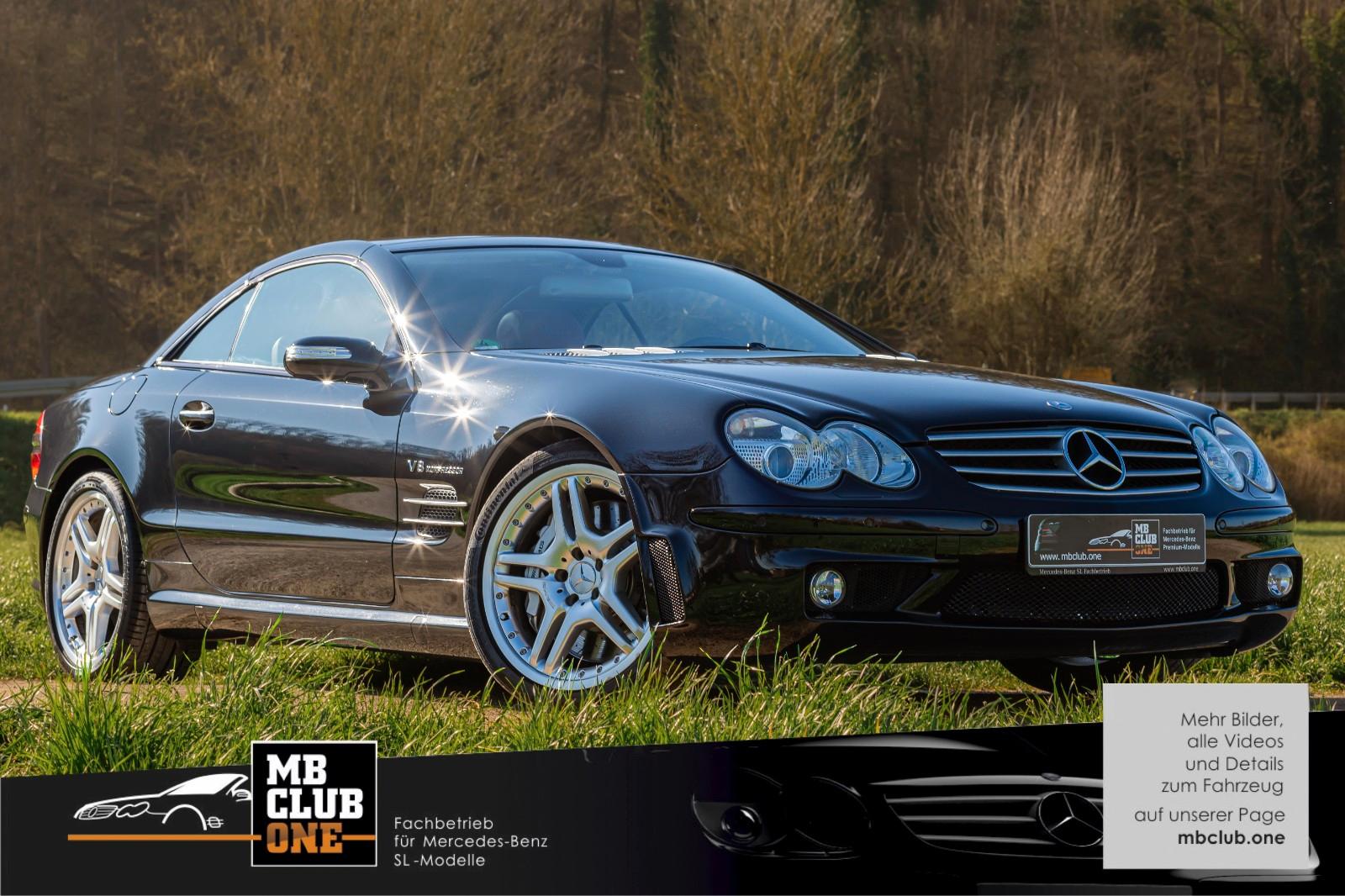 Mercedes-Benz SL 55 AMG Schwarz/Berryrot Zustand 1A