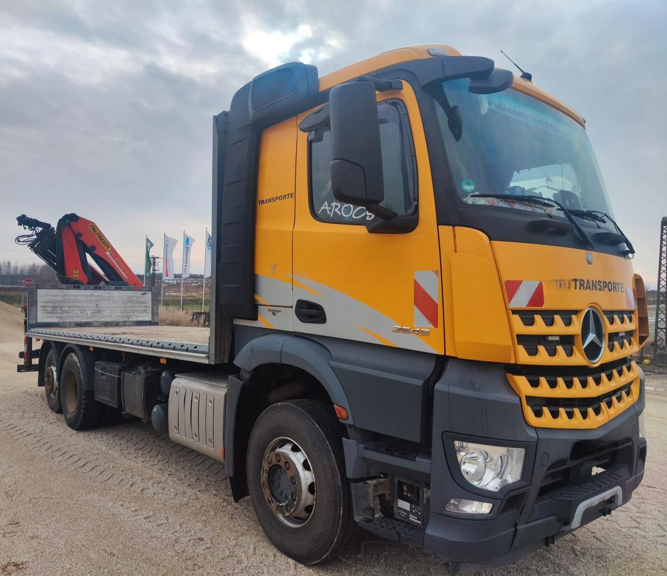 Mercedes-Benz Actros 2545 6x2 Baustoff mit Palfinger PK 20001