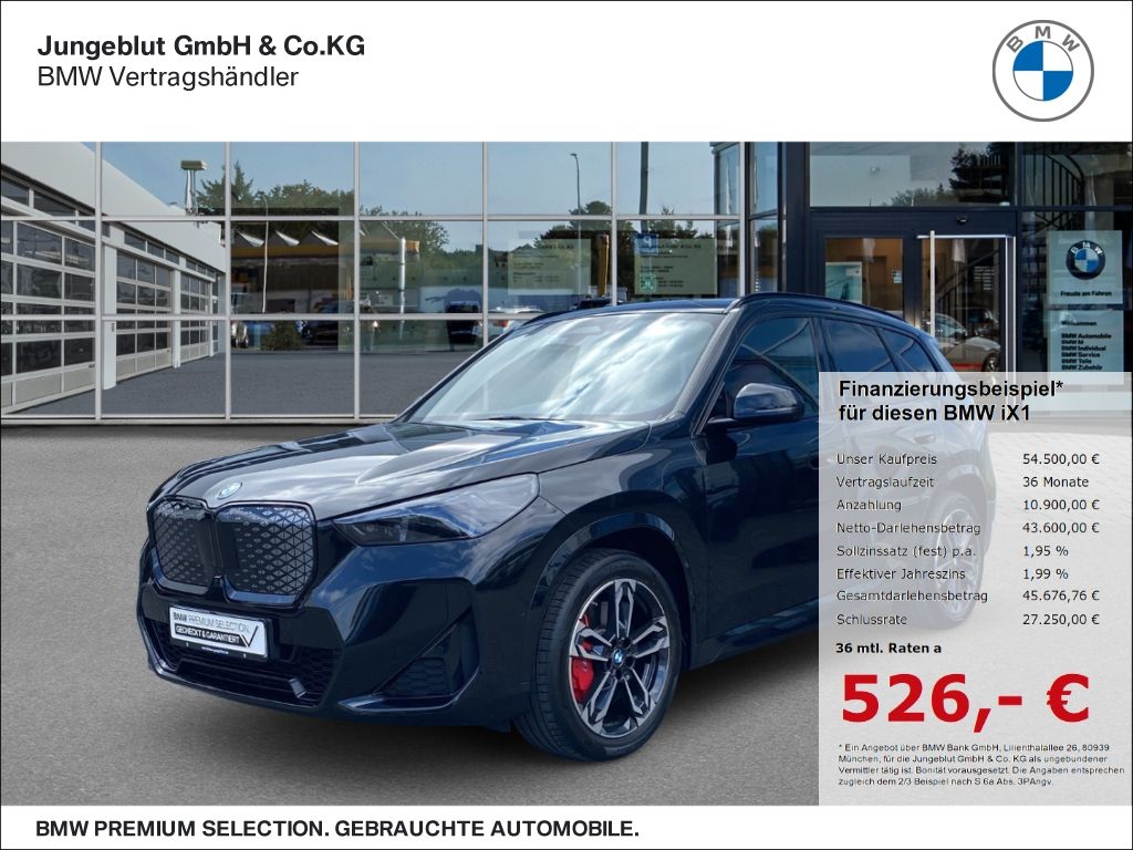 BMW iX1 xDrive30 M Sport Pro AHK Panoramadach Harman foto 1