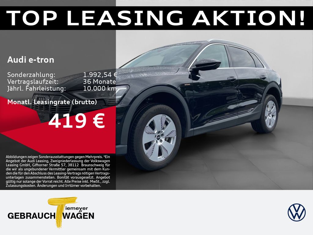 Abbildung Leasingangebot Audi e-tron 55 Q MEMORY AHK-VORB. SITZH LM19
