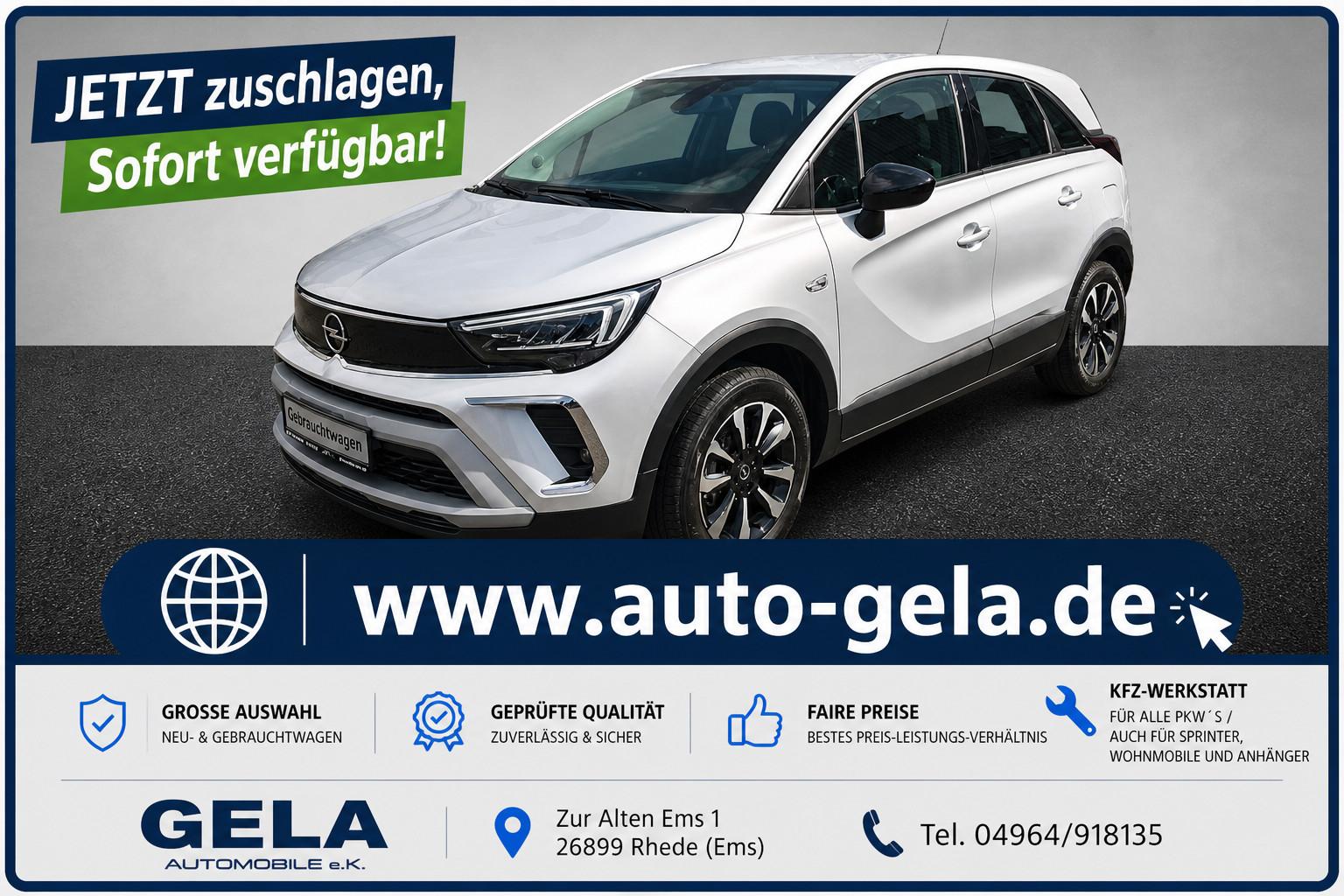 Opel Crossland 1.2 Turbo Elegance /Navi/Rückfahrkamer