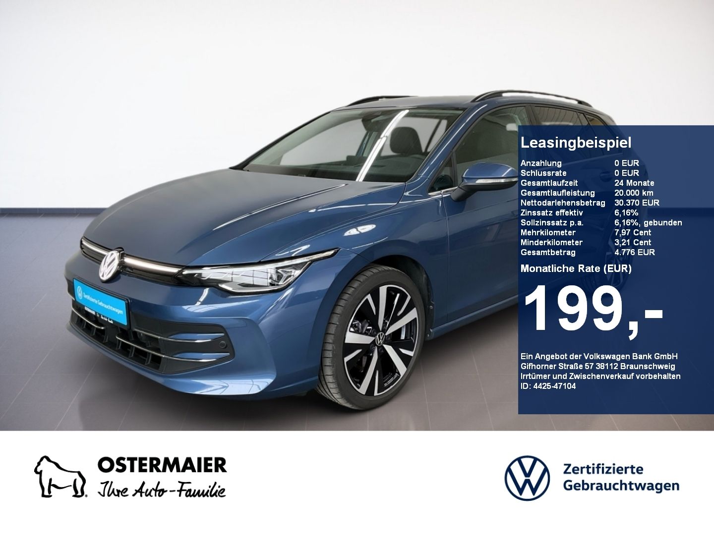 Volkswagen Golf VIII Variant STYLE 2.0TDI 150PS DSG NP.52T.