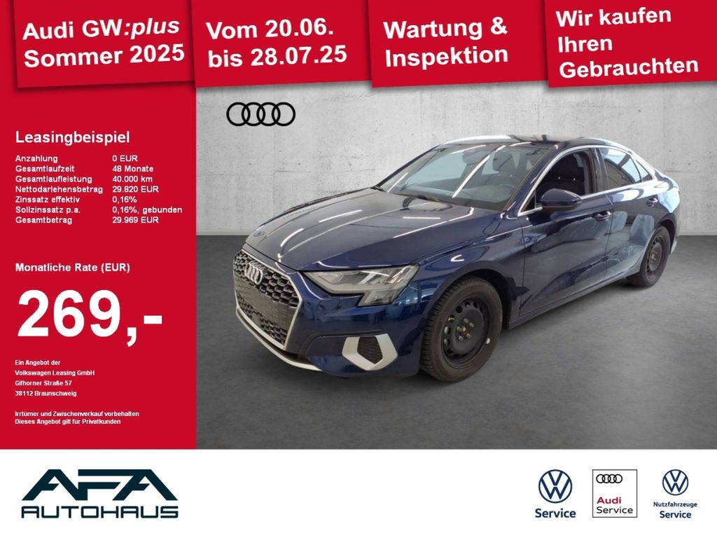 Audi A3 Limousine 35 TFSI adv. S tronic Smart-Int.*GR