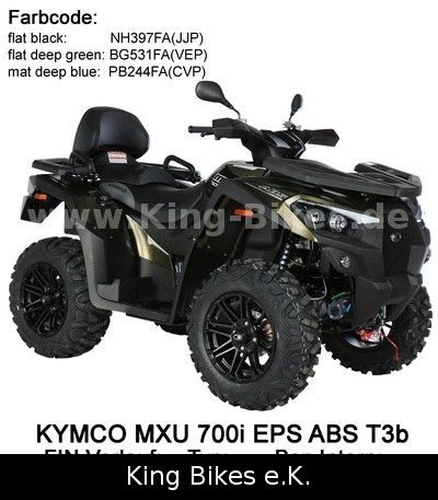 Kymco MXU 700i EPS ABS T3b, Winde/Allrad/2025er Modell