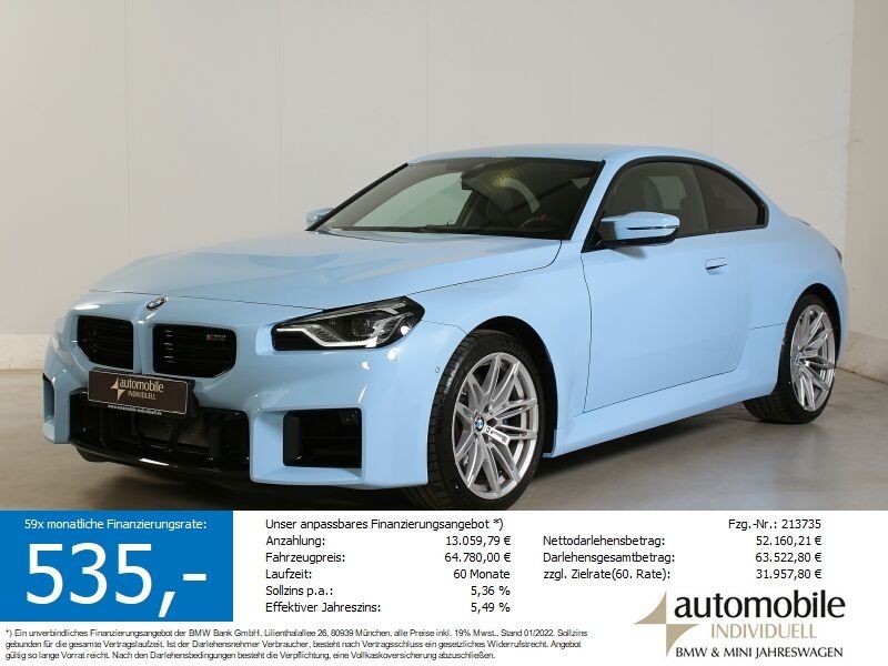 BMW M2 Coupé H&amp;K LED HuD el.Sitze Kamera NP 82590.-