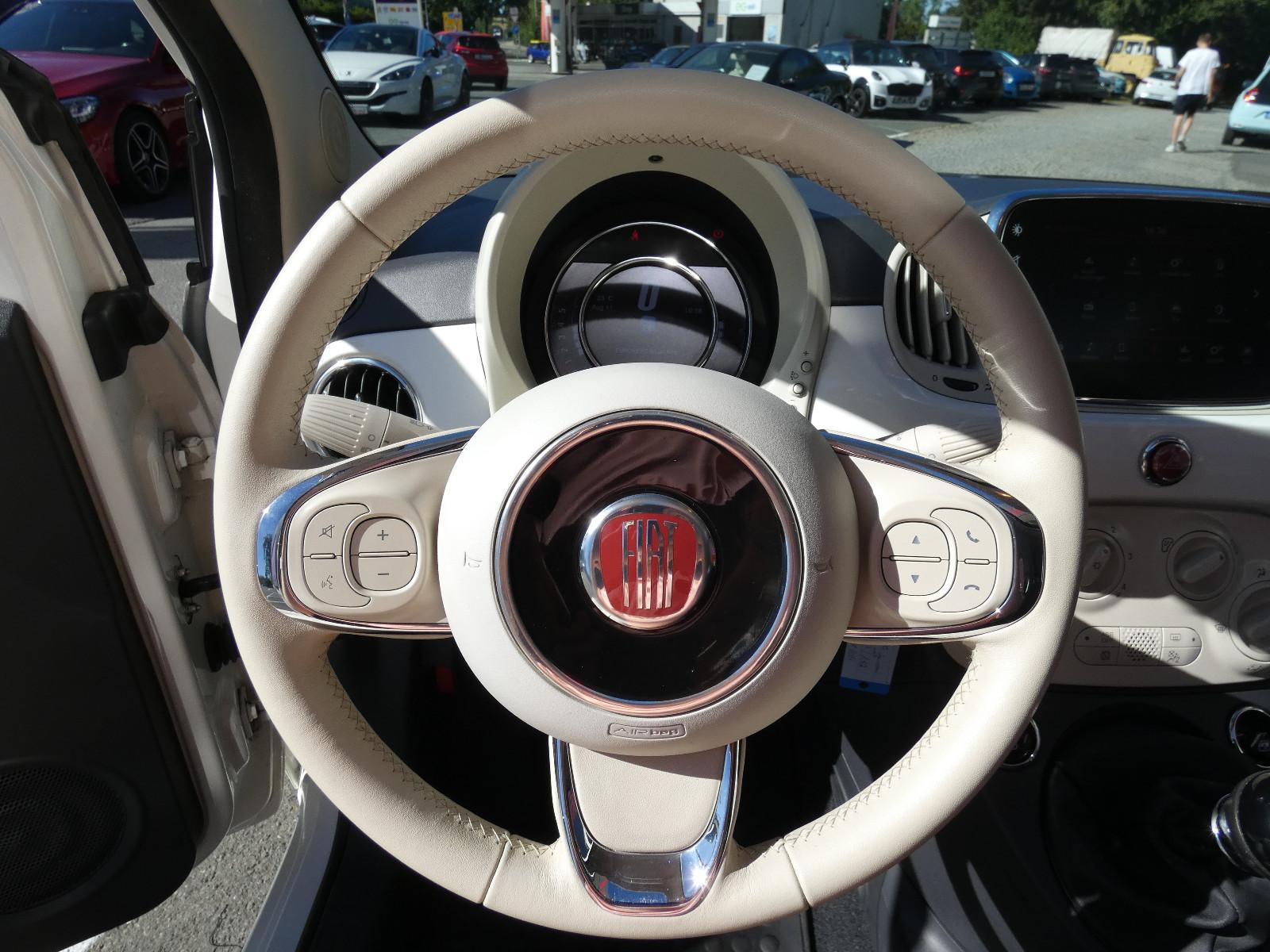 Fiat 500 Anniversario Glas-Schiebedach LED NAVI PDC