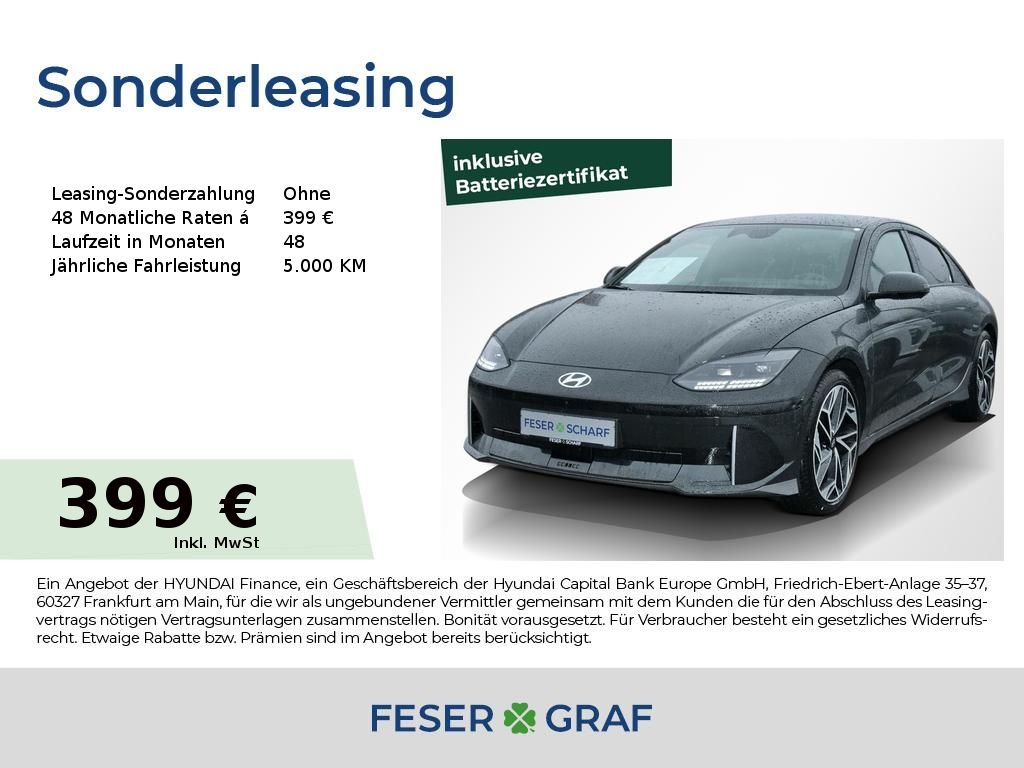 Ioniq 6 UNIQ-PAKET LEDER NAVI KAMERA MATRIX 20"
