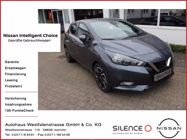 Nissan Micra 1.0 N-Way - Navi, Stzhzg, PDC, Klima, DAB