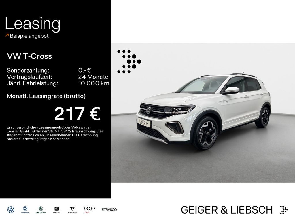 Volkswagen T-Cross 1.5 TSI DSG R-LINE*IQ.LIGHT*AHK*KAMERA*P
