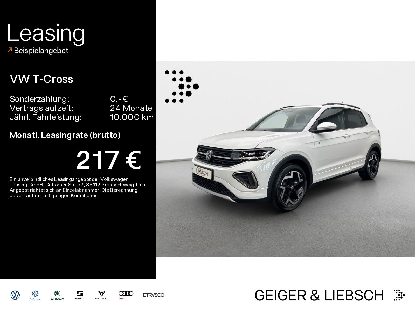 Volkswagen T-Cross 1.5 TSI DSG R-LINE*IQ.LIGHT*AHK*KAMERA*P