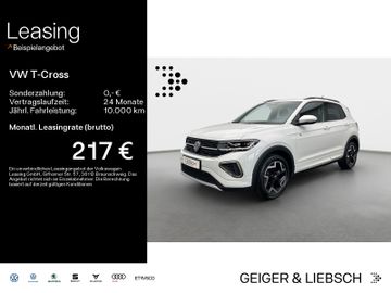 Volkswagen Leasingangebot: Volkswagen T-Cross 1.5 TSI DSG R-LINE*IQ.LIGHT*AHK*KAMERA*P