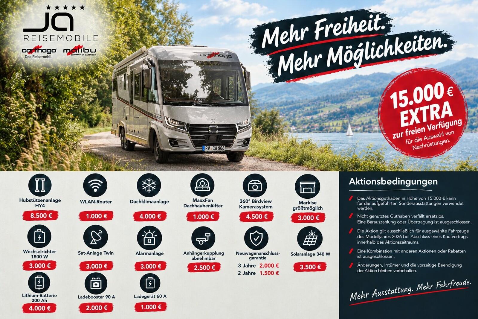 Carthago C1-tourer T 143 KB LE comfort / Modelljahr 2026!