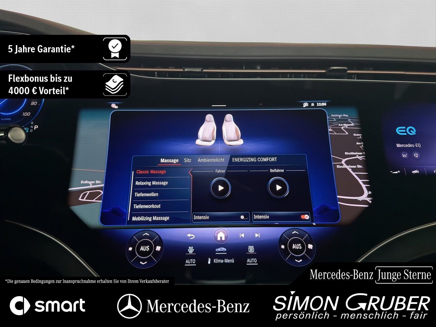 Fahrzeugabbildung Mercedes-Benz EQE 350 4M AMG Hyper Airmatic Massage Mod 2025