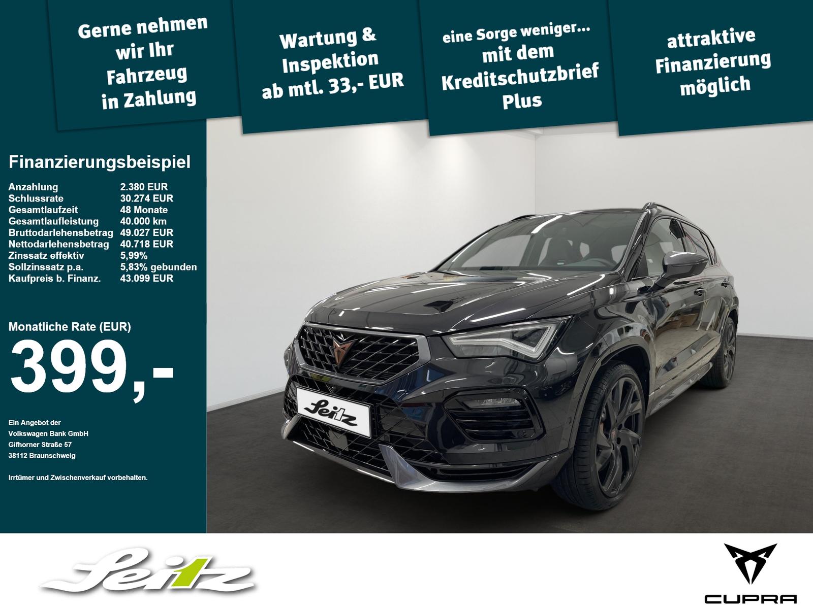 Cupra Ateca 2.0 TSI 4Drive VZ Tribe Edition *PANO*AHK*