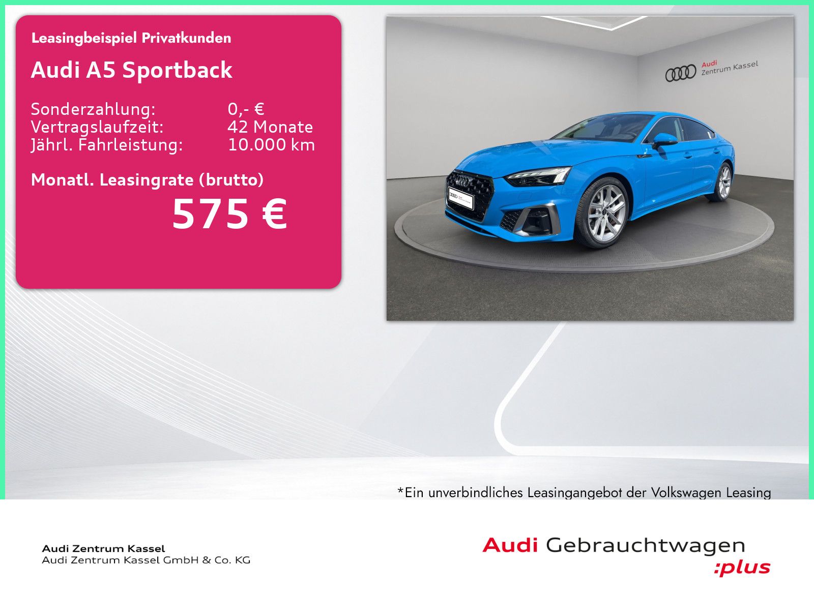 Audi A5 SB 50 TDI qu. S line Laser B&O HuD AHK 360°
