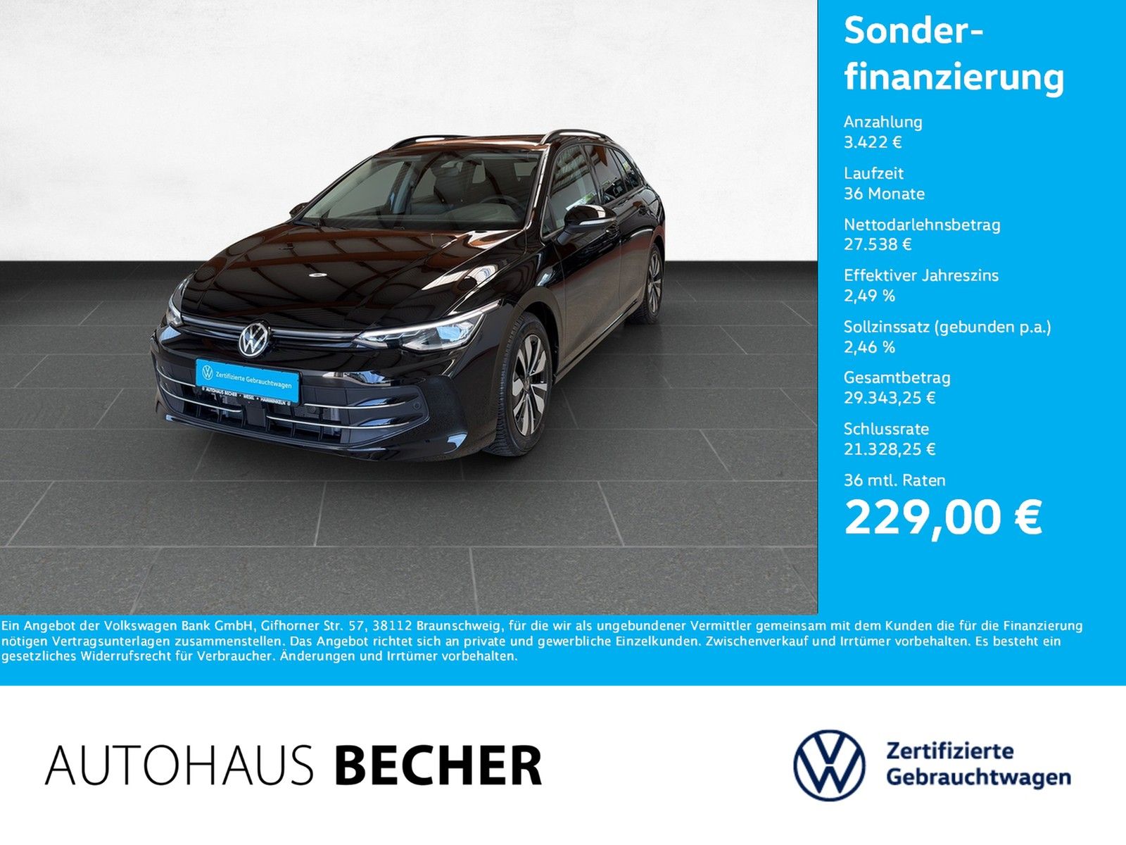Volkswagen Golf Variant Goal 1.5 eTSI DSG AHK LED Navi foto 1