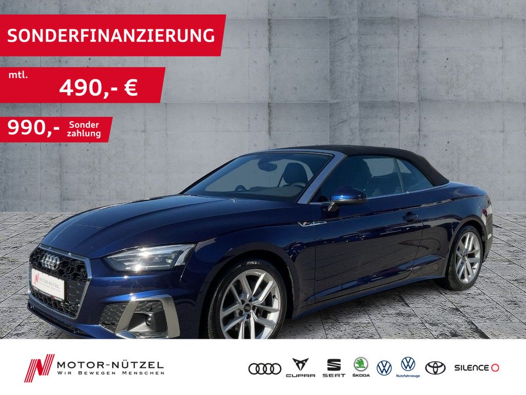 Abbildung Leasingangebot Audi A5 Cabriolet 40 TFSI S-LINE 5JG+LED+NAVI+SHZ+PLA