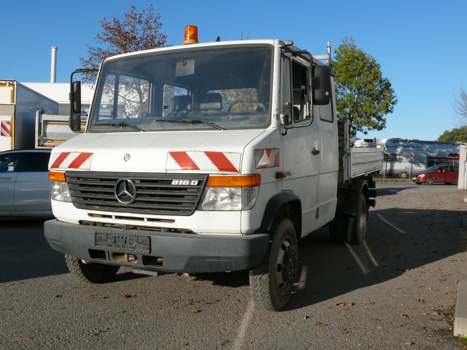 Mercedes-Benz Vario 816D*Meiller 3-Seiten Kipper*2xAHK*
