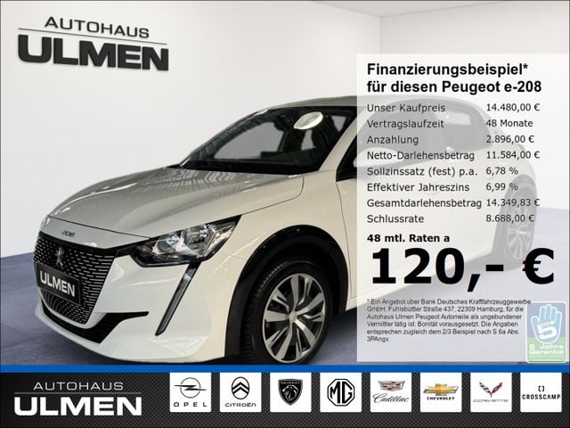 Peugeot e-208 e- Active Elektromotor 136 Apple CarPlay T