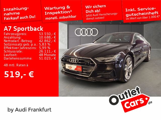 Audi A7 Sportback 55 TFSI quattro S tronic MatrixLED