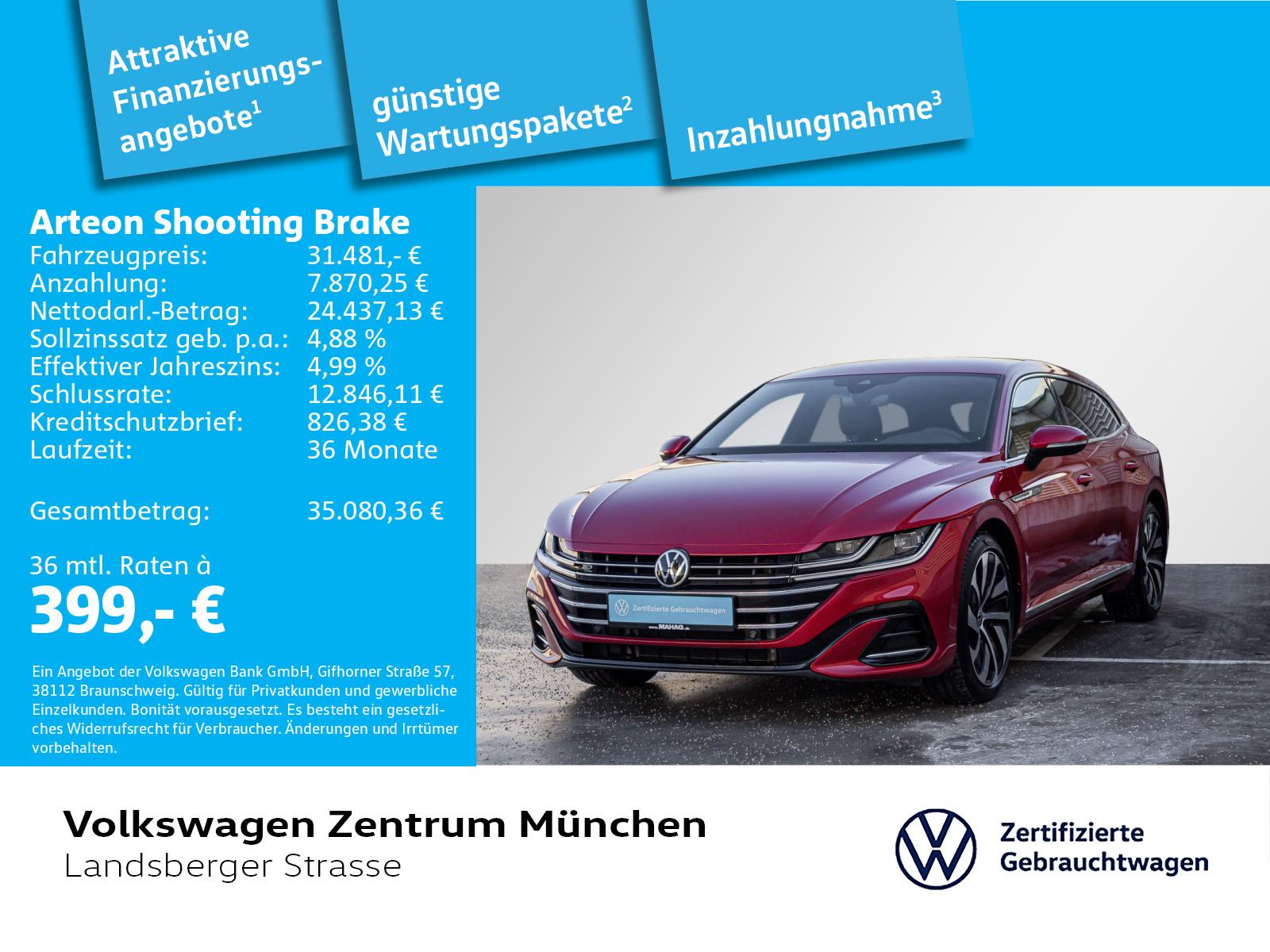 Volkswagen Arteon Shooting Brake 2.0 TSI R-Line NaviPro LED