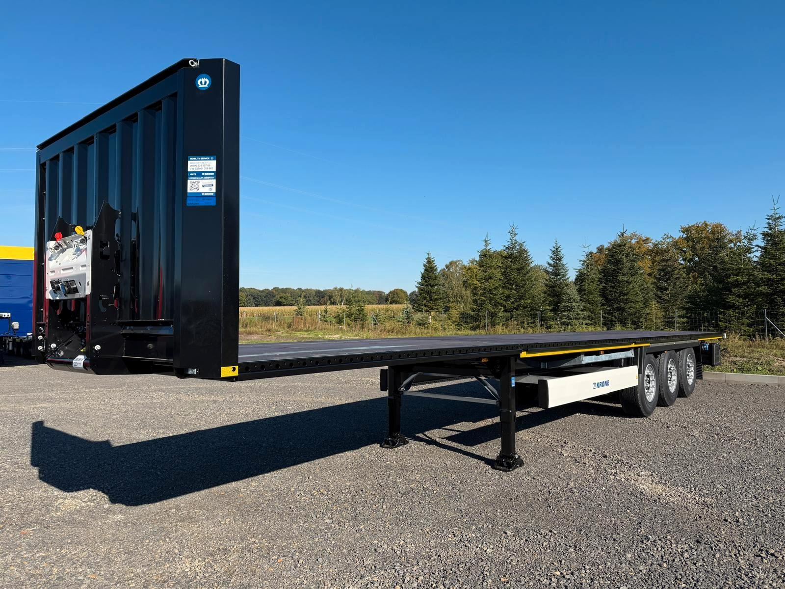 Krone Plattform-Auflieger  mit Steckrungen - sofort v.