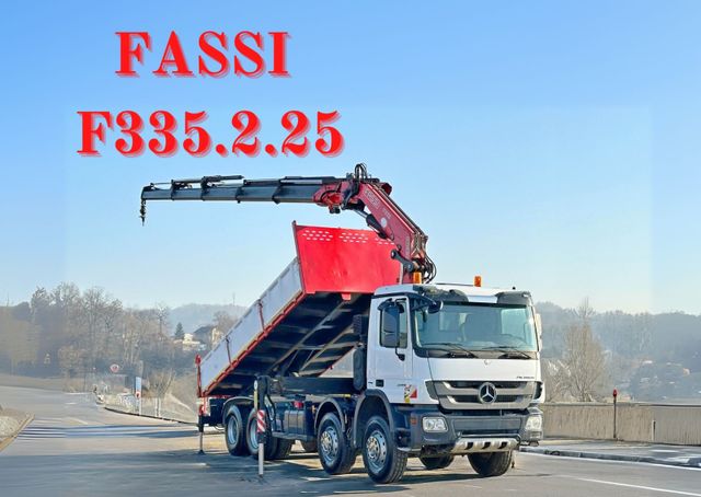 Mercedes-Benz ACTROS 3244 * FASSI F335A.2.25 + FUNK / 8x4