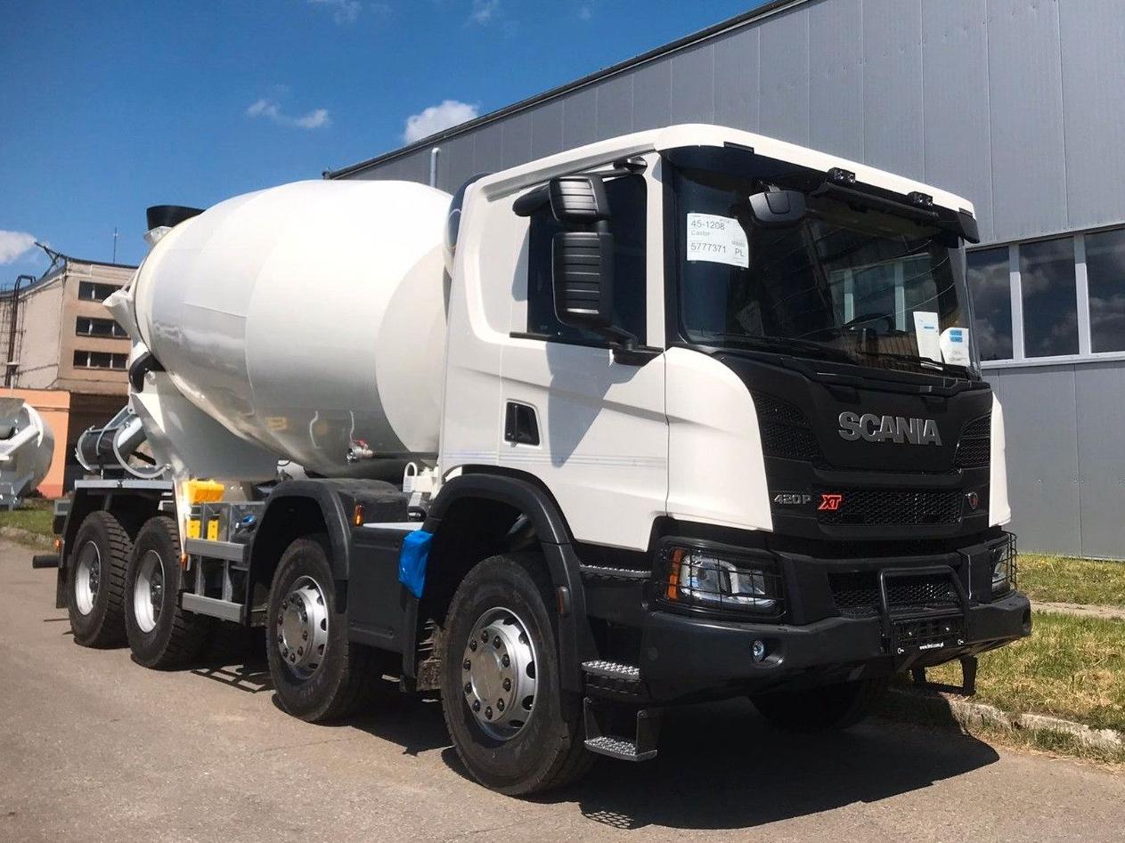 Scania P420 8X4 FML 10 M3