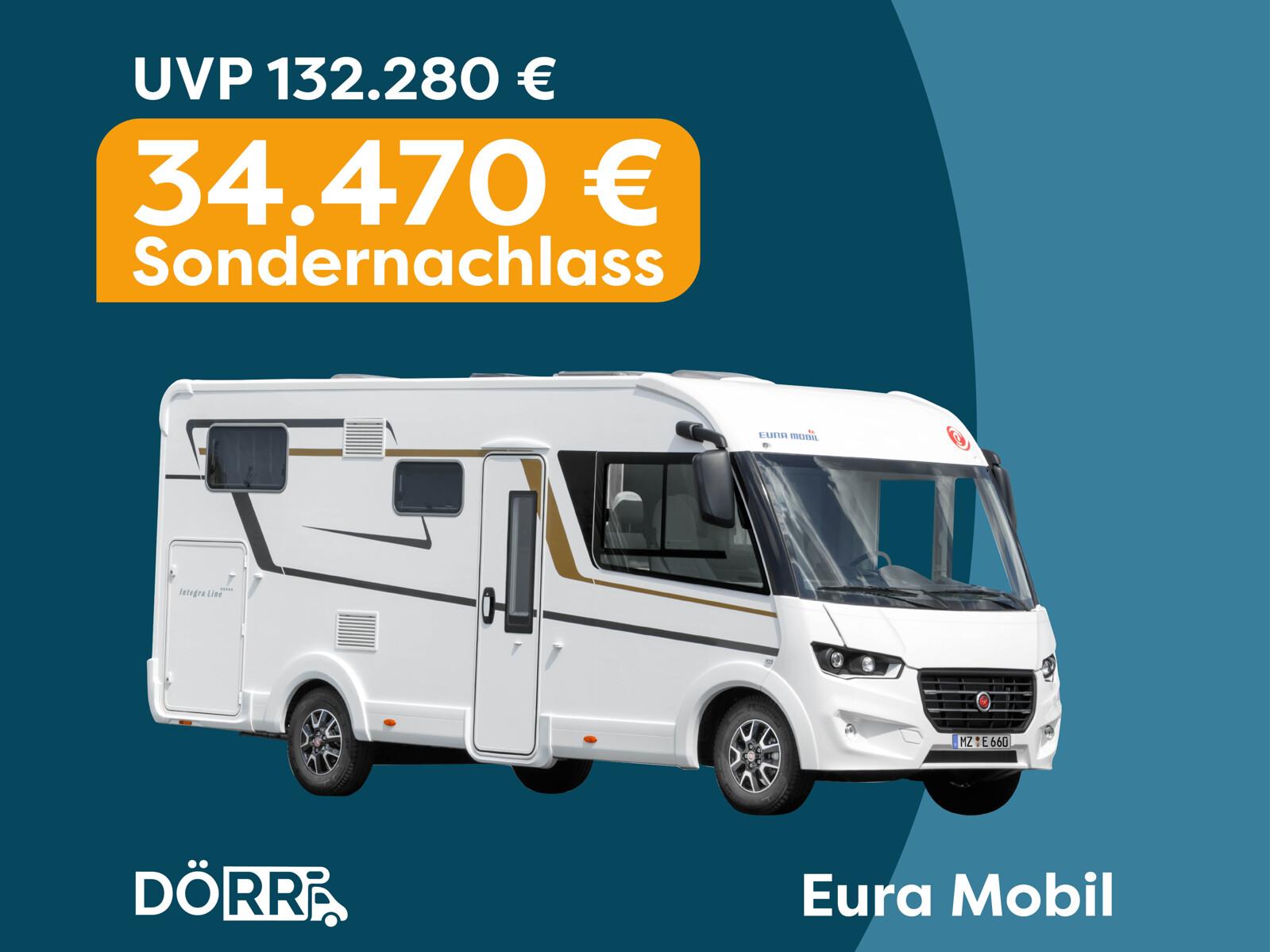 Eura Mobil Integra Line IL 720 EF SAT, SOLAR, LUFTFEDERUNG 