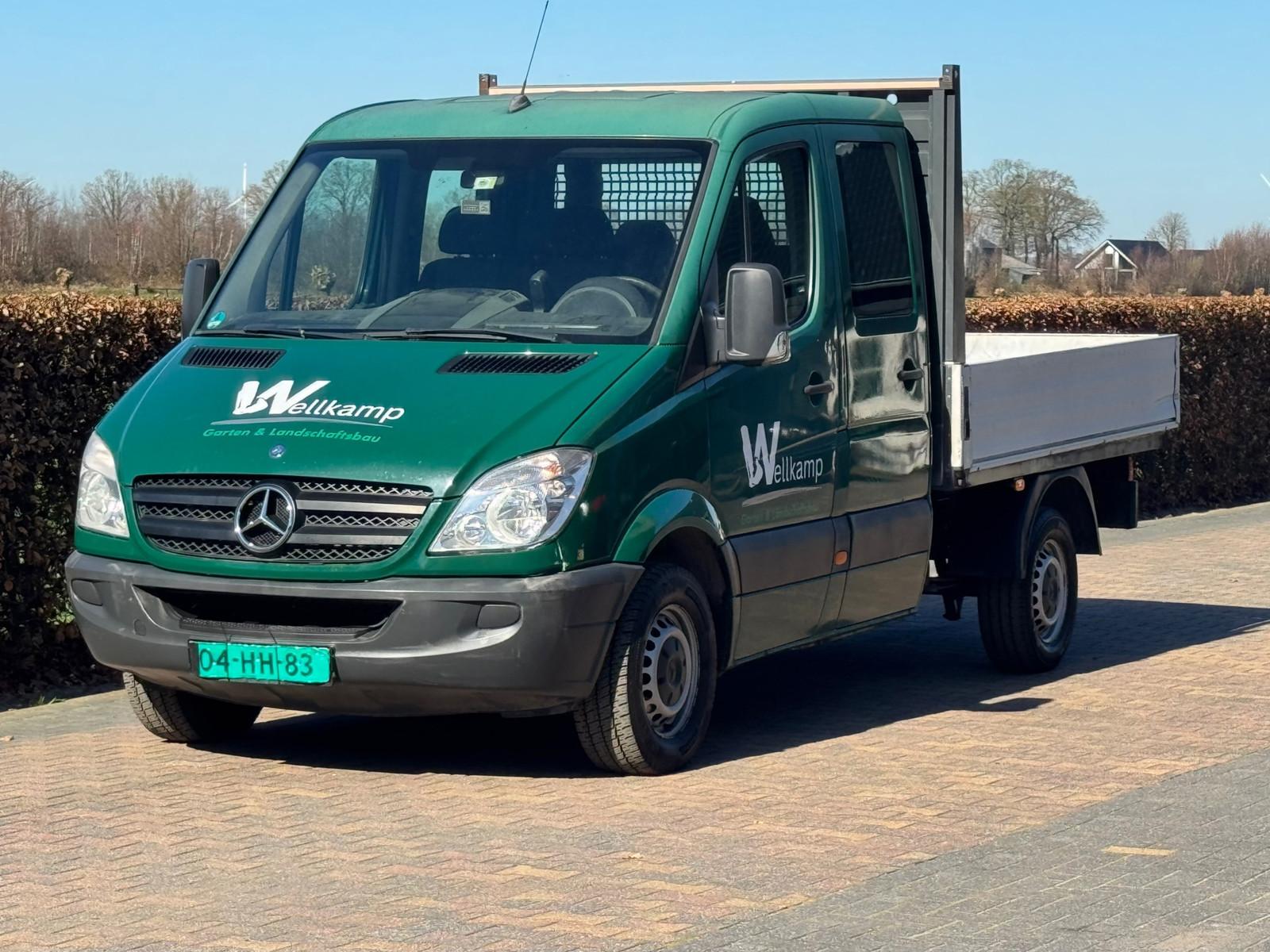 Mercedes-Benz Sprinter 319 3.0 AIRCO DUBBEL CABINE OPEN LAADBA