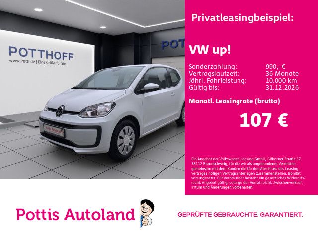Volkswagen up! 1.0 MPI KAMERA PDC KLIMA BLUETOOTH