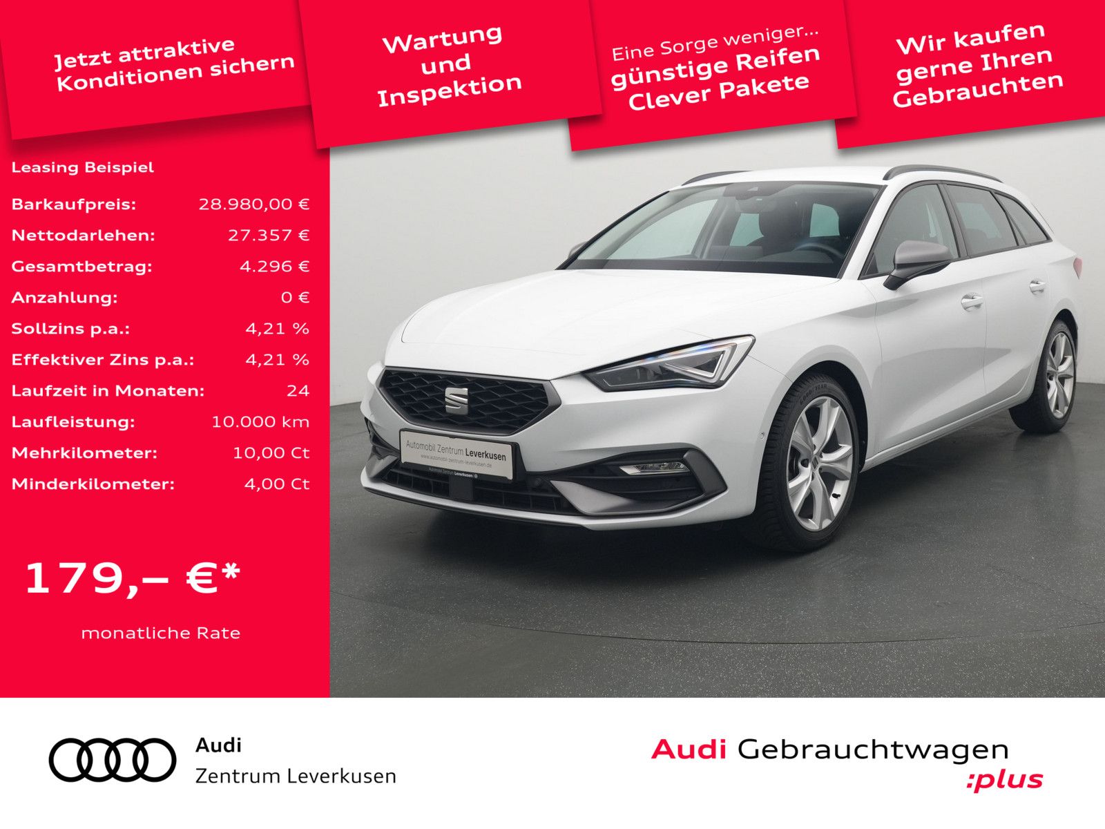 Seat Leon ST FR DSG MATRIX NAVI VIRT KEYLESS ACC KAM