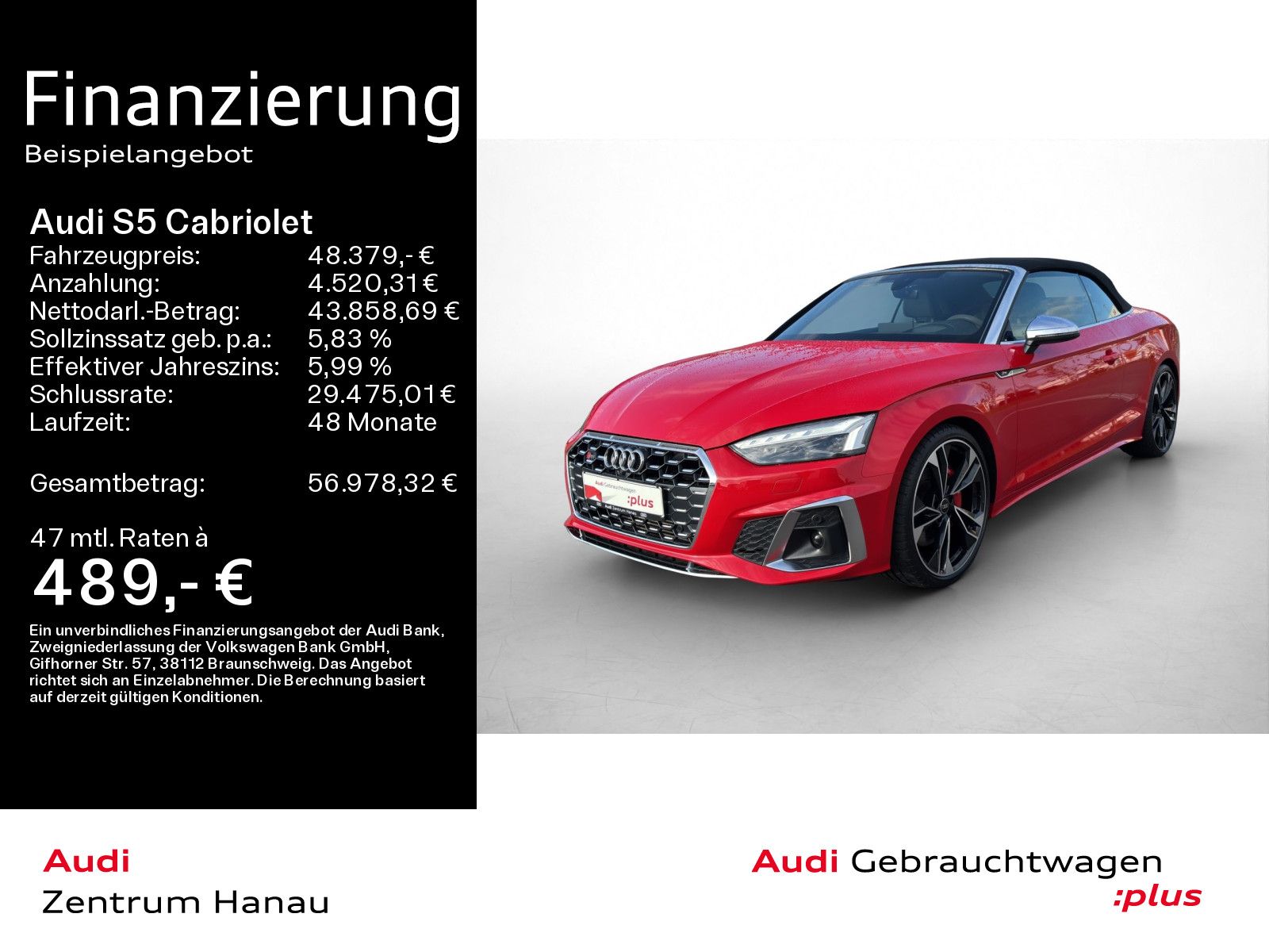 Audi S5 Cabriolet TFSI QUATTRO *MATRIX*HEADUP*20 ZOLL