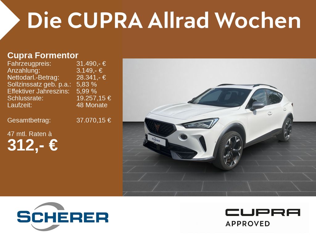 Formentor VZ 2.0 TSI PANO*SHZ*ACC*CARPLAY uvm...