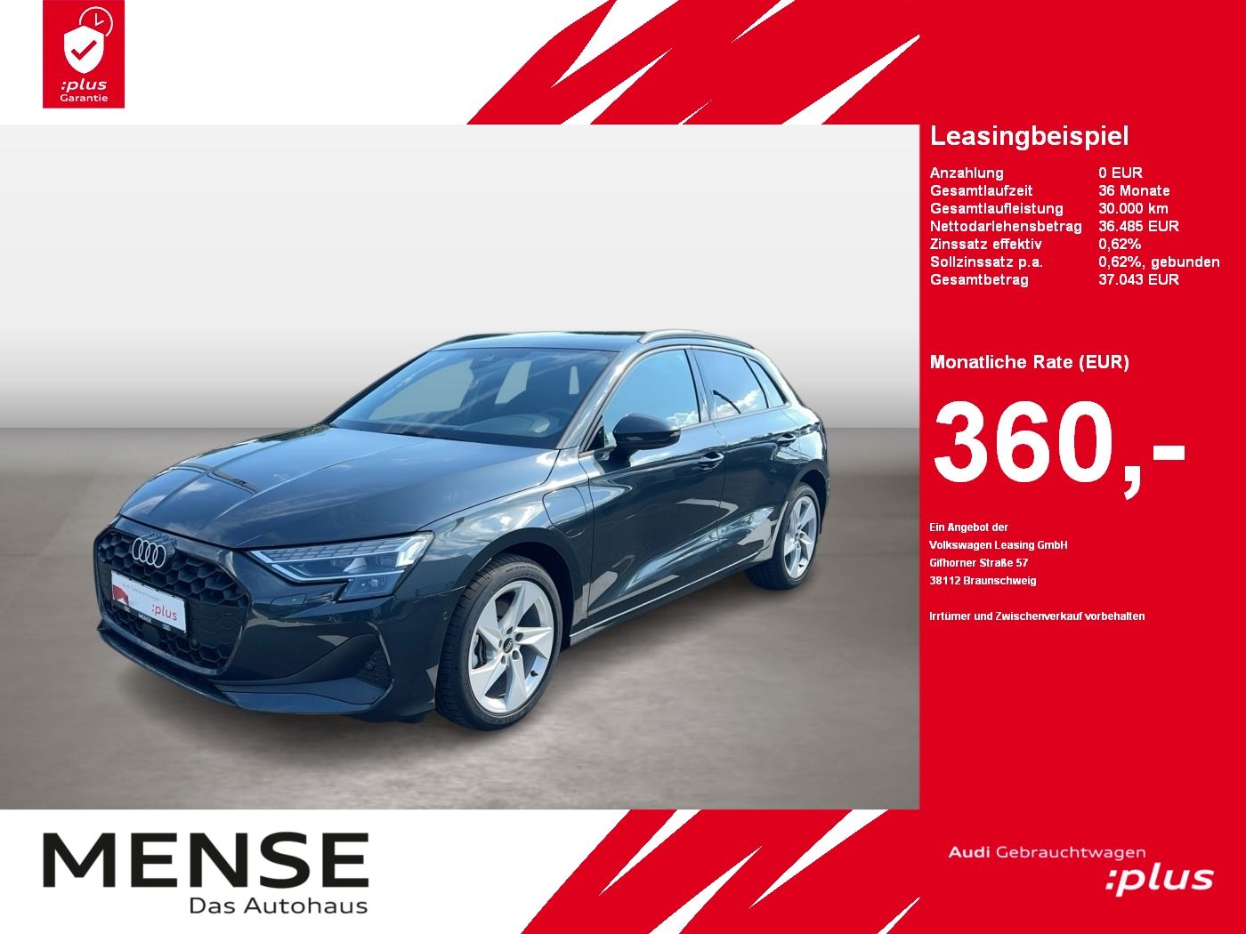 Audi A3 Sportback 40 TFSI e S tronic Standhzg|LED|PDC