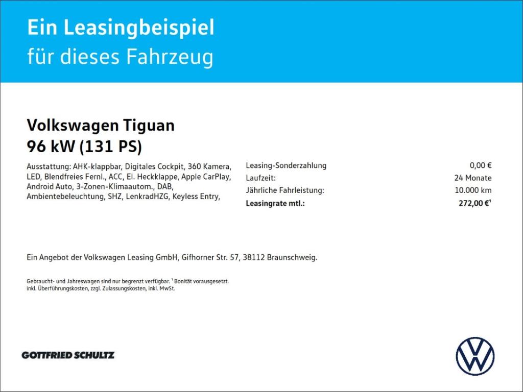 Volkswagen Tiguan Energy eTSI DSG 96 kW