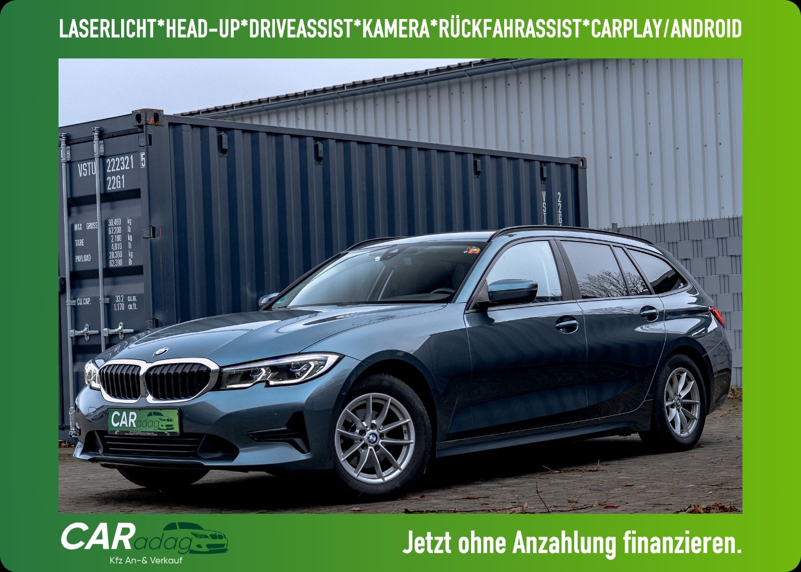 Bmw 318 g21 318d laser*headUp*ahk*cam*driveAss*LiveCockp