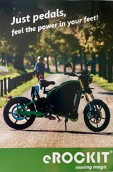 Andere Erockit Edition 100 Elektromotorrad mit Pedalen  - SCHWARZ ELEKTRO