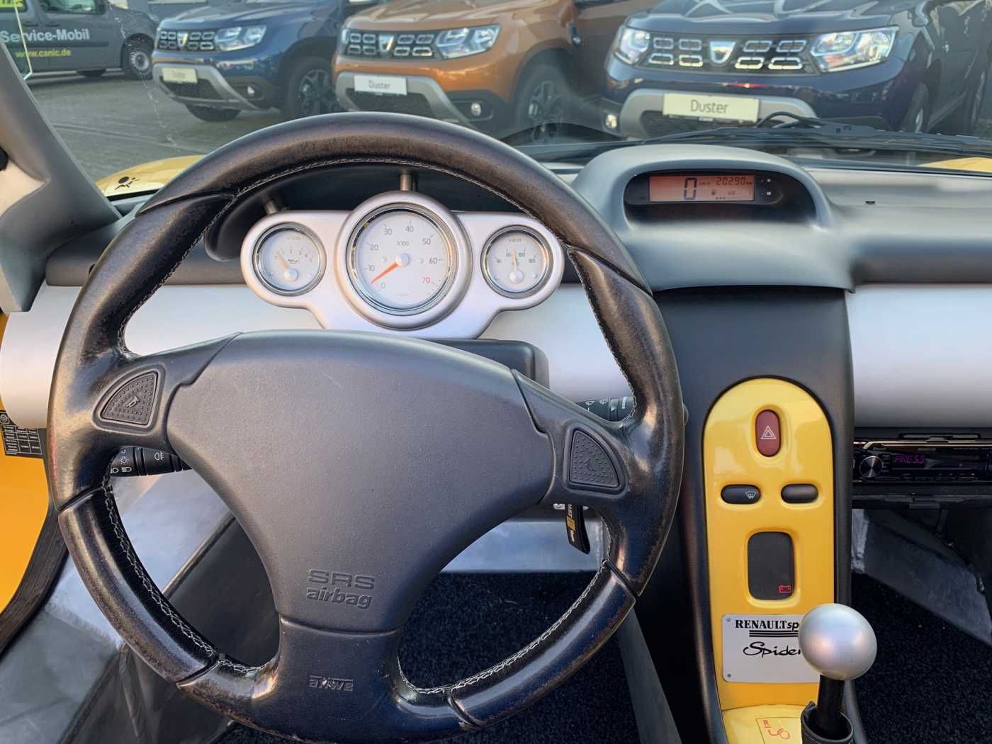 Fahrzeugabbildung Renault Spider Sport 2.0 Windschutz-Scheibe 1. Hand