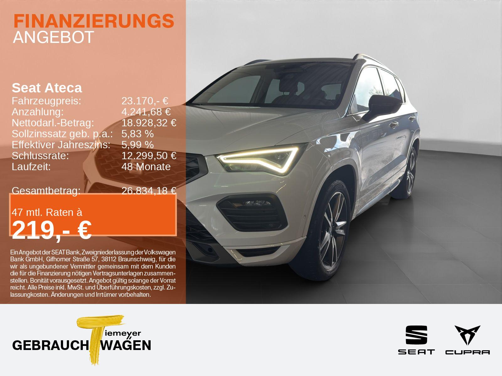 Seat Ateca 2.0 TDI DSG FR BEATS NAVI+ eKLAPPE KAMERA