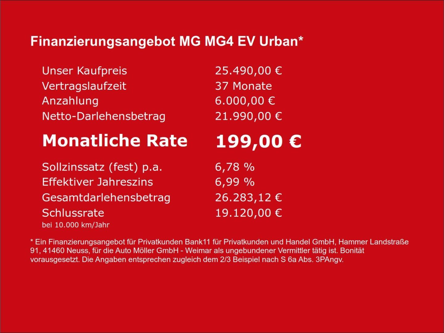 MG4 EV Urban