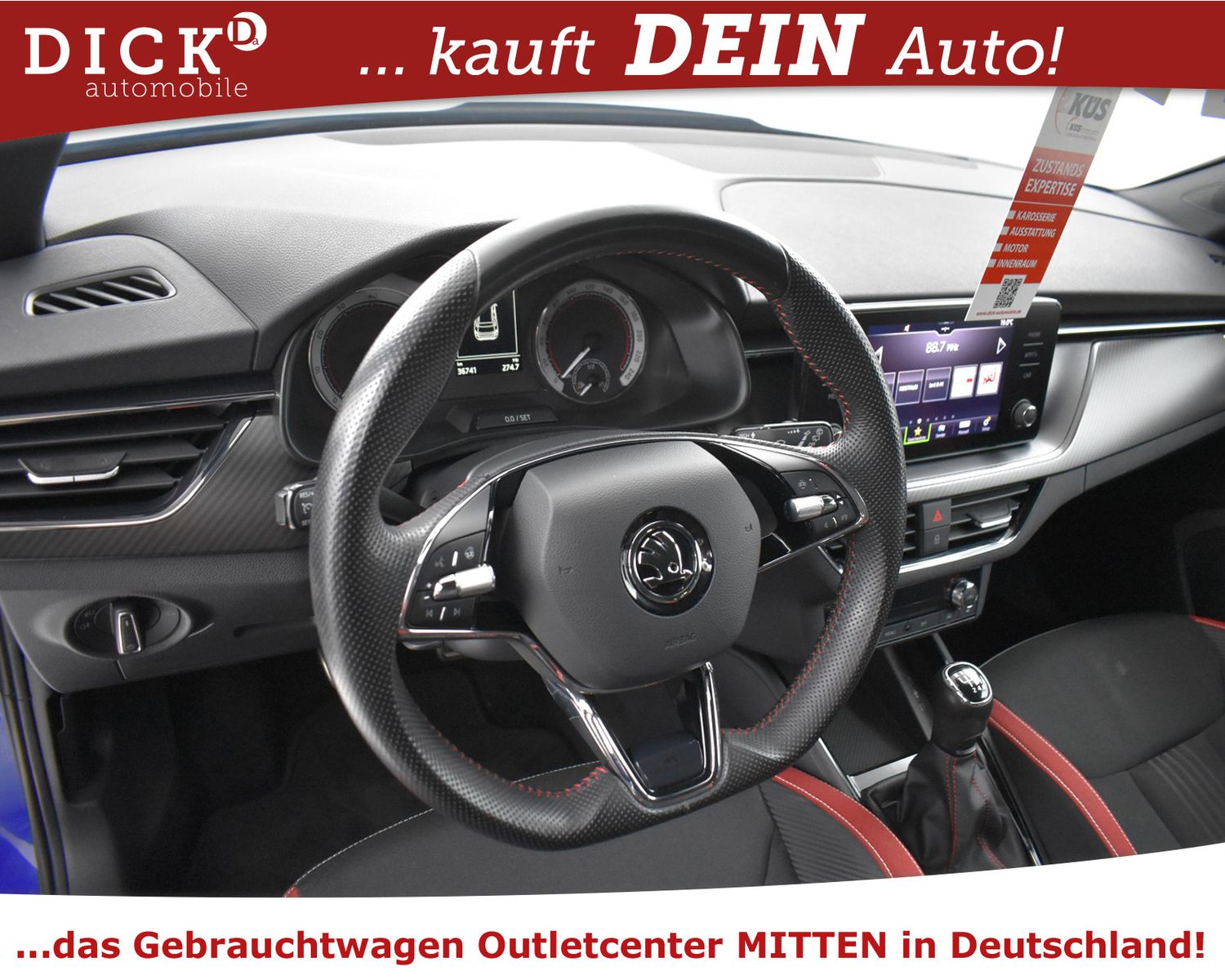 SKODA Kamiq 1,5 TSI Monte Carlo >PONO+LED+SHZ+KAM+AHK+ - Image 11