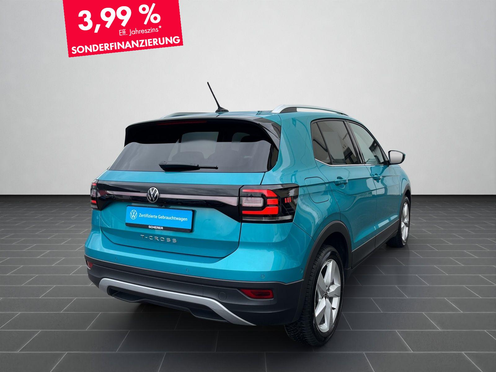 Volkswagen T-Cross STYLE 1.0 TSI LED IQ.DRIVE ACC REAR VIEW