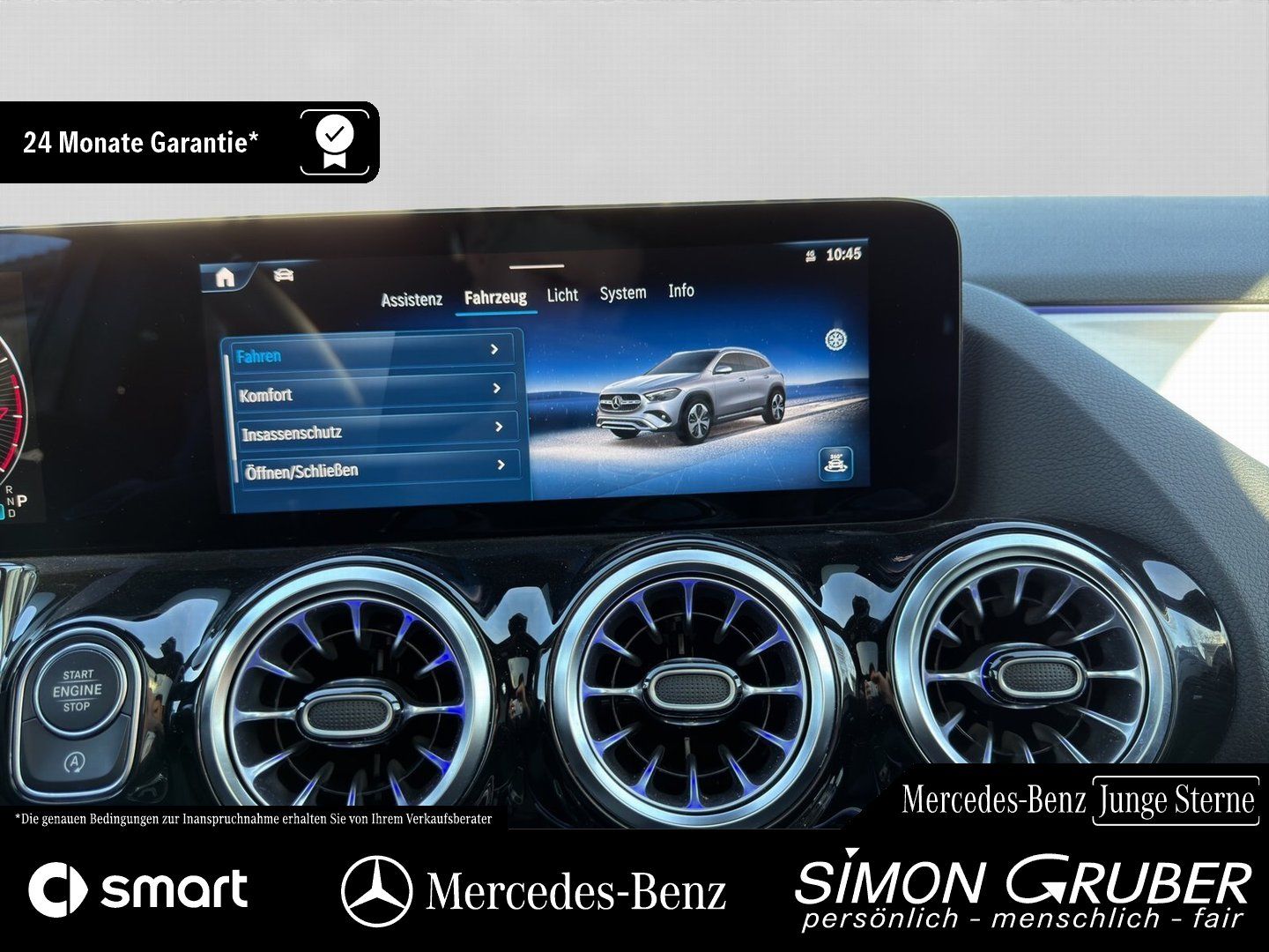 Fahrzeugabbildung Mercedes-Benz GLA 200 AMG Night Pano Fahrassist KeyGo Ambiente