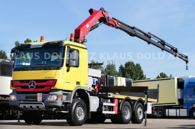 Mercedes-Benz Actros 2648 Pritsche Kran HMF Funk Retarder