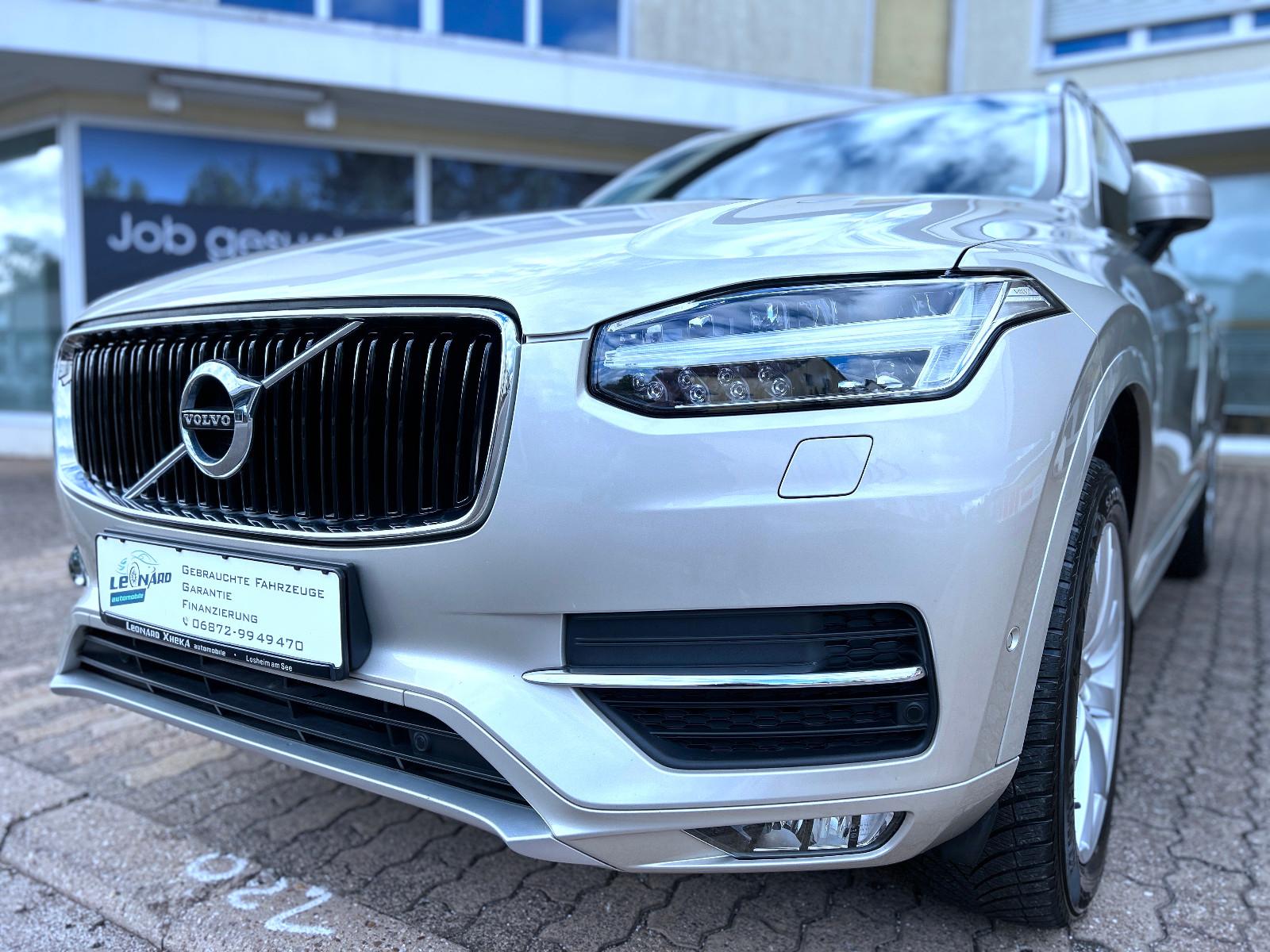Volvo XC90 T6. 2,0 Ltr. Aut AWD Navi LED Leder Tüv NEU