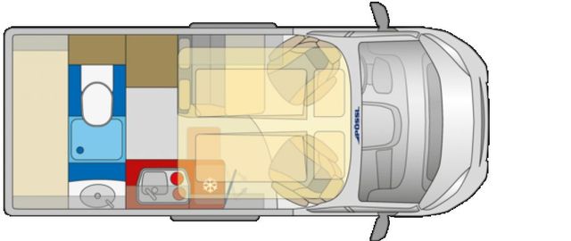 Pössl H-Line Vario 545 AB APRIL 25+4 SCHLAFPLÄTZE 