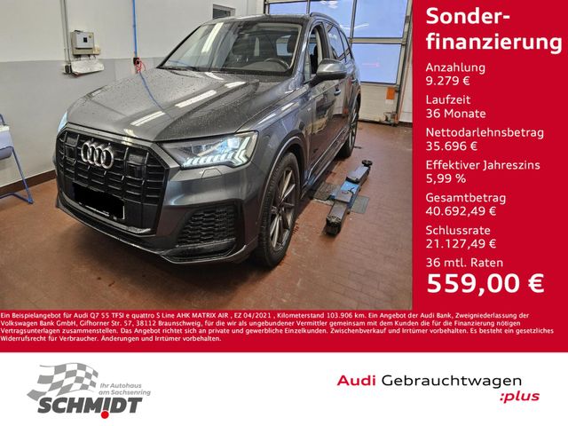 Audi Q7 55 TFSI e quattro S Line AHK MATRIX AIR