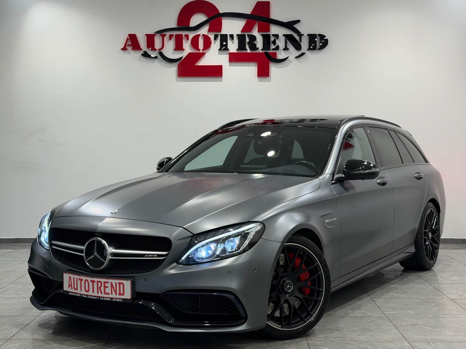 MERCEDES-BENZ C 63 AMG S T designo magno PANO+HEAD-UP+°360KAM