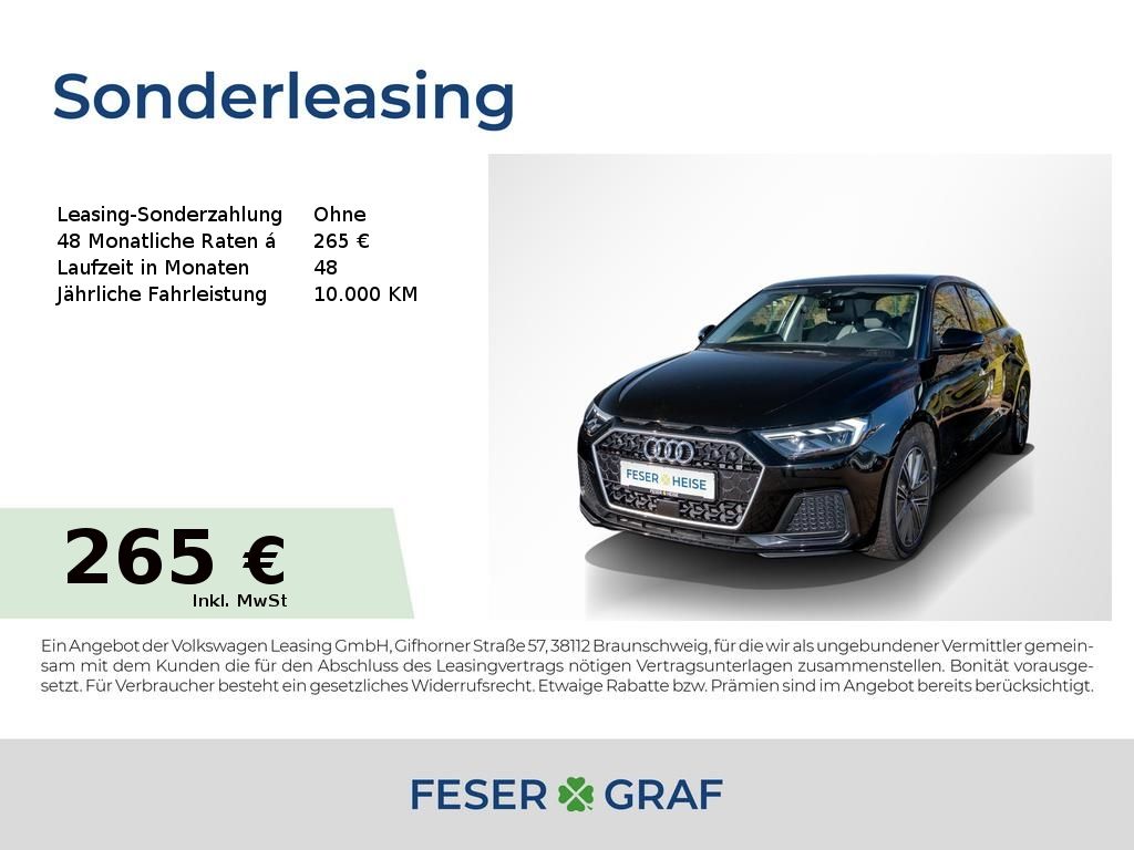 AUDI A1 25 TFSI Sportback Advanced LED*App*GRA*LM*